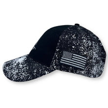 Load image into Gallery viewer, Space Force Logo Two Tone Flag Hat (Black/Star)