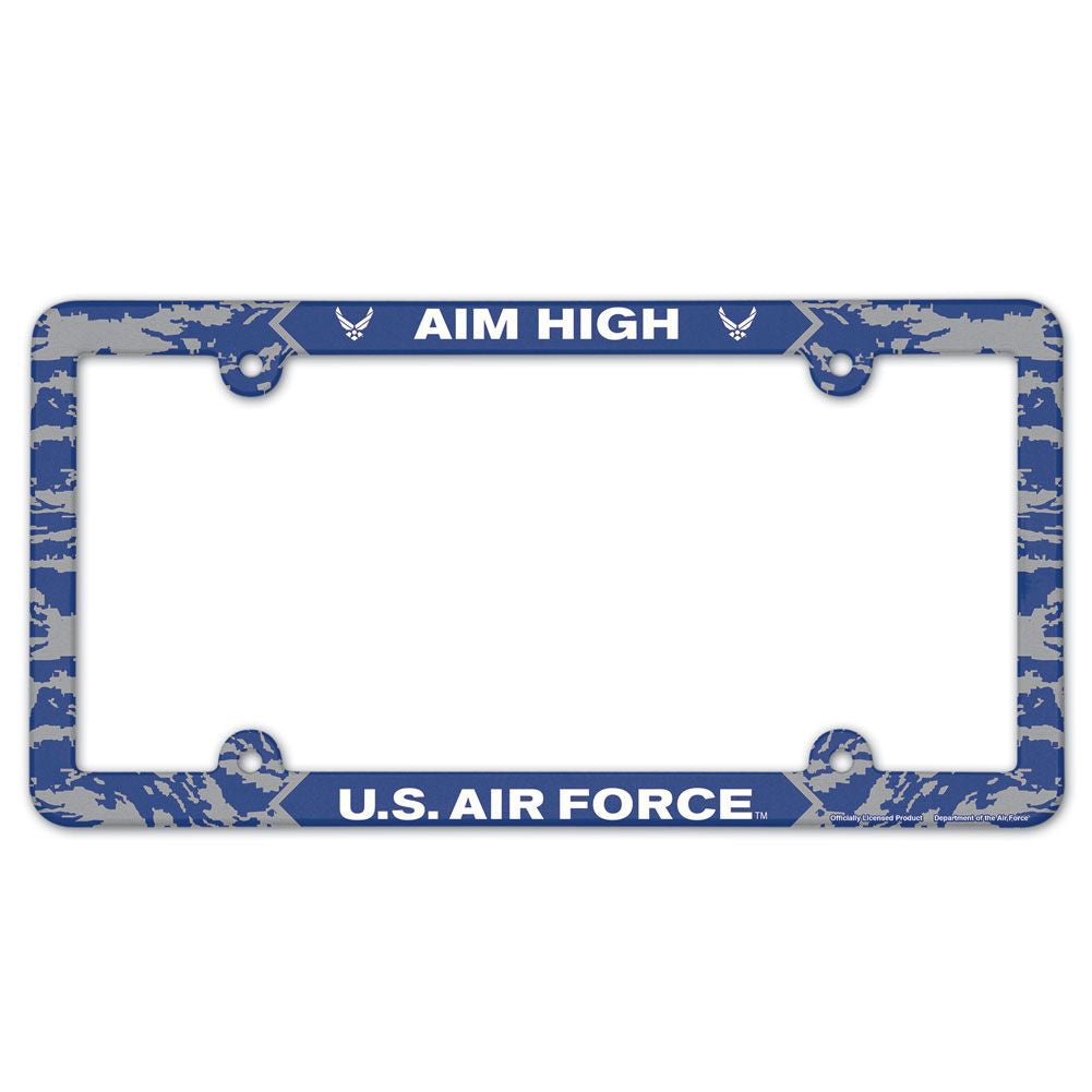 Air Force Aim High Digi Camo License Plate Frame