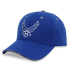 Load image into Gallery viewer, Air Force Wings Air Force Brim Hat (Royal)