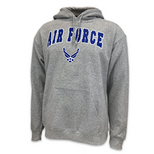Load image into Gallery viewer, Air Force Arch Wings Hood (Grey)