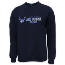 Load image into Gallery viewer, United States Air Force Aim High Logo Crewneck