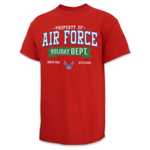 Load image into Gallery viewer, Air Force Holiday Department T-Shirt (Red)