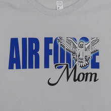 Load image into Gallery viewer, Air Force Ladies Eagle Mom T-Shirt (Silver)