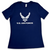 Air Force Ladies Logo Core T-Shirt (Navy)