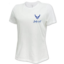 Load image into Gallery viewer, Air Force Lady Vet Left Chest Logo Ladies T-Shirt