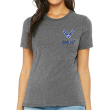 Load image into Gallery viewer, Air Force Lady Vet Left Chest Logo Ladies T-Shirt