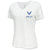 Air Force Lady Vet Left Chest Logo V-Neck T-Shirt