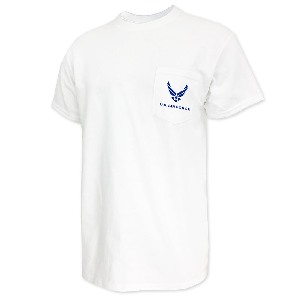 Air Force Wings Logo Pocket T-Shirt