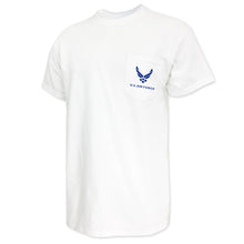 Load image into Gallery viewer, Air Force Wings Logo Pocket T-Shirt