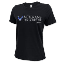 Load image into Gallery viewer, Air Force Vet Looks Like Me Ladies T-Shirt