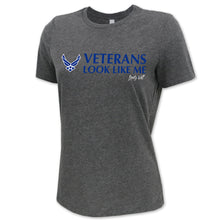 Load image into Gallery viewer, Air Force Vet Looks Like Me Ladies T-Shirt