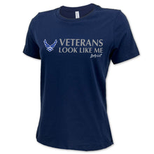 Load image into Gallery viewer, Air Force Vet Looks Like Me Ladies T-Shirt