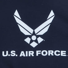 Load image into Gallery viewer, Air Force Wings Logo Hood (Navy)