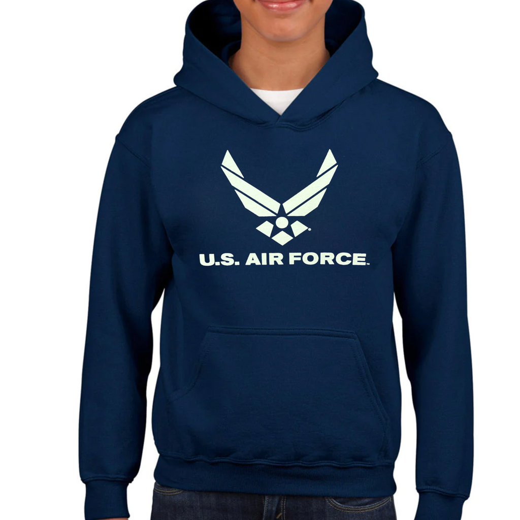 Air Force Youth Logo Core Hood (Navy)
