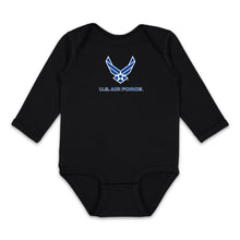 Load image into Gallery viewer, Air Force Wings Infant Long Sleeve Bodysuit