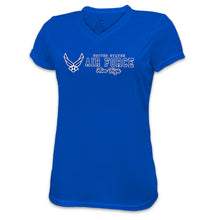 Load image into Gallery viewer, Air Force Ladies Aim High Performance T-Shirt
