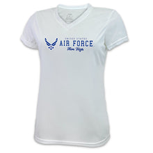 Load image into Gallery viewer, Air Force Ladies Aim High Performance T-Shirt