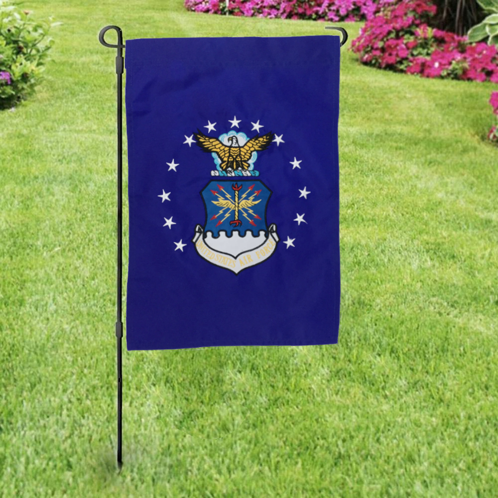 Air Force Embroidered Garden Flag (12