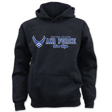Load image into Gallery viewer, Air Force Aim High Chest Print Youth Hood