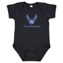 Load image into Gallery viewer, Air Force Wings Logo Infant Romper