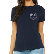 Load image into Gallery viewer, Air Force Veteran Ladies T-Shirt