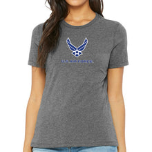 Load image into Gallery viewer, Air Force Ladies Wings Logo T-Shirt