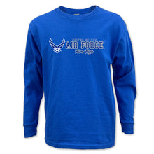 Load image into Gallery viewer, Air Force Youth Aim High Chest Print Long Sleeve