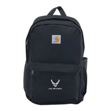Load image into Gallery viewer, Air Force Carhartt Classic Laptop Daypack (Black)