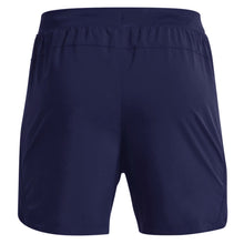 Load image into Gallery viewer, Space Force Delta Under Armour Men&#39;s Launch Run 5&quot; Shorts (Navy)