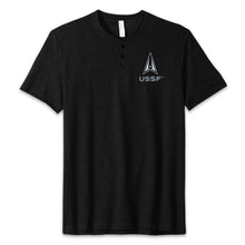 Load image into Gallery viewer, Space Force Delta Mens Henley T-Shirt