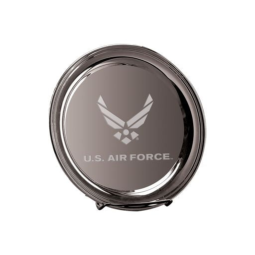 Air Force Wings 8" Silver Plated Commemorative Tray