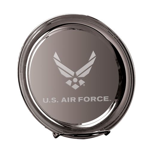 Air Force Wings 10" Silver Plated Commemorative Tray