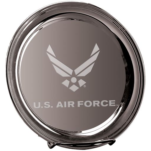 Air Force Wings 12" Silver Plated Commemorative Tray