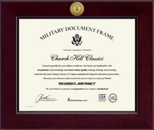 Load image into Gallery viewer, U.S. Air Force Century Gold Engraved Certificate Frame (Horizontal)*