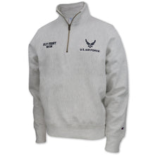 Load image into Gallery viewer, Air Force Champion Wings Reverse Weave 1/4 Zip (Ash)