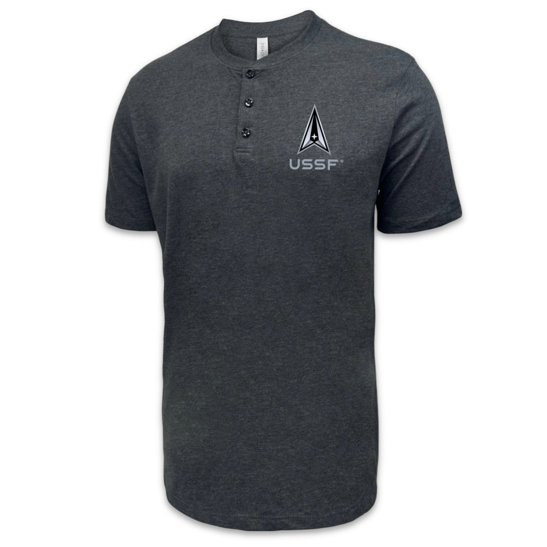 Space Force Delta Mens Henley T-Shirt