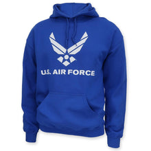 Load image into Gallery viewer, Air Force Wings Logo Hood (Royal)