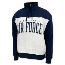 Load image into Gallery viewer, United States Air Force Big Cotton Retro 1/4 Zip (Navy)