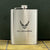 Air Force Wings 8oz Pocket Stainless Steel Canteen