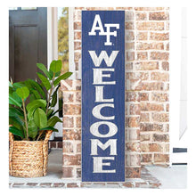 Load image into Gallery viewer, Leaning Sign Welcome Air Force Academy Falcons (11x46)