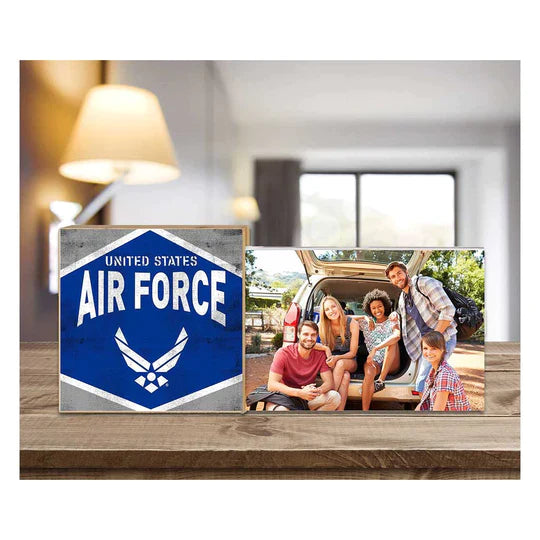 Air Force Retro Diamond Floating Picture Frame