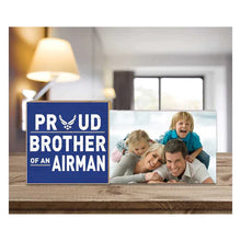 Load image into Gallery viewer, Air Force Floating Picture Frame Military Proud Brother