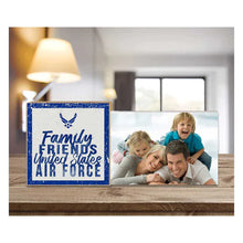 Load image into Gallery viewer, Air Force Family Friends Floating Picture Frame