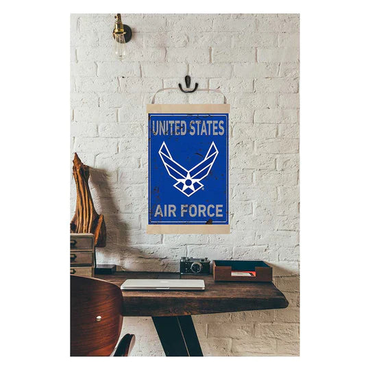 Air Force Faux Rusted Reversible Banner*