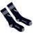 Air Force Stripe Wings Crew Socks (Navy)