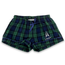 Load image into Gallery viewer, Space Force Ladies Flannel Shorts (Blackwatch)