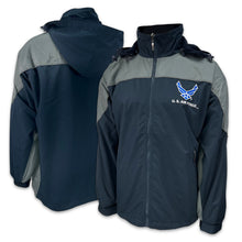 Load image into Gallery viewer, Air Force Wings 2 Tone Jacket (Navy/Grey)