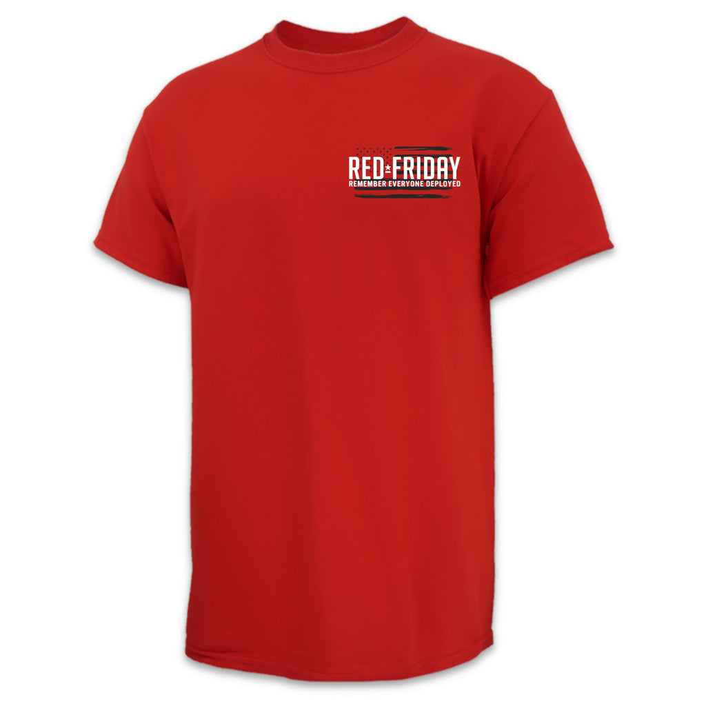 RED Friday Left Chest Youth T-Shirt (Red)