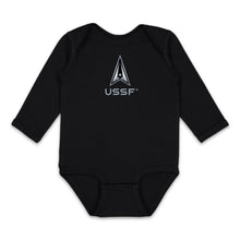 Load image into Gallery viewer, Space Force Delta Infant Long Sleeve Bodysuit