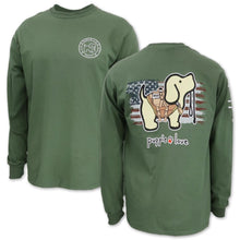 Load image into Gallery viewer, Military Working Pup Puppie Love Long Sleeve T-Shirt (OD Green)